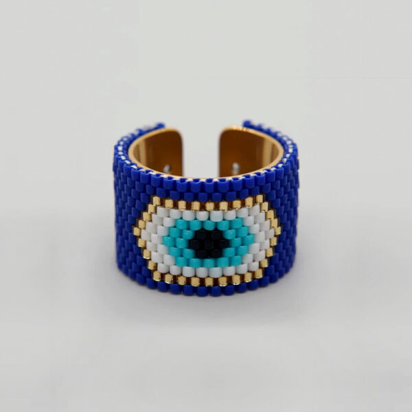 anillo ojo turco azul